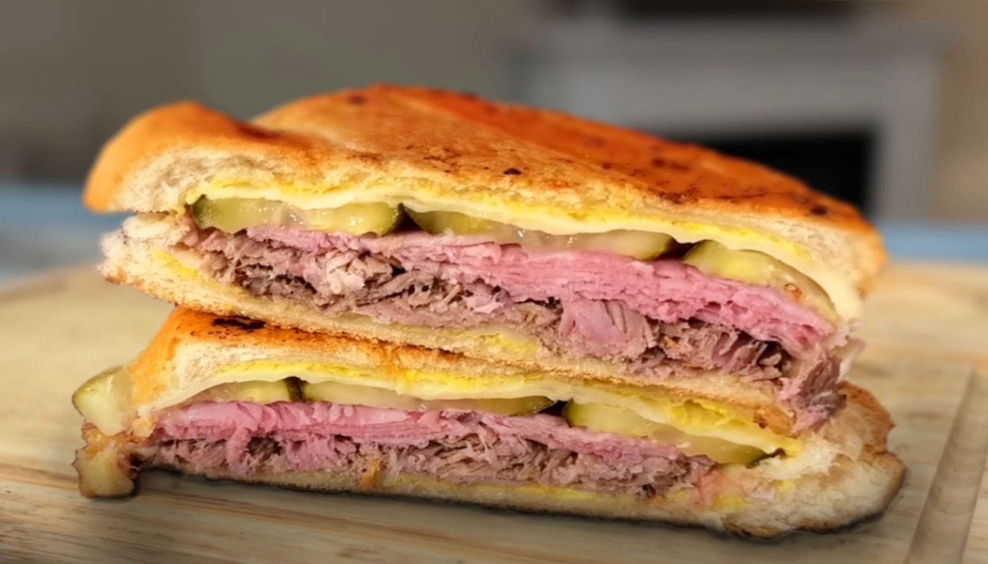 Salty Hook Sandwich Shop Pressed Cuban Sandwich located in Crystal River Florida