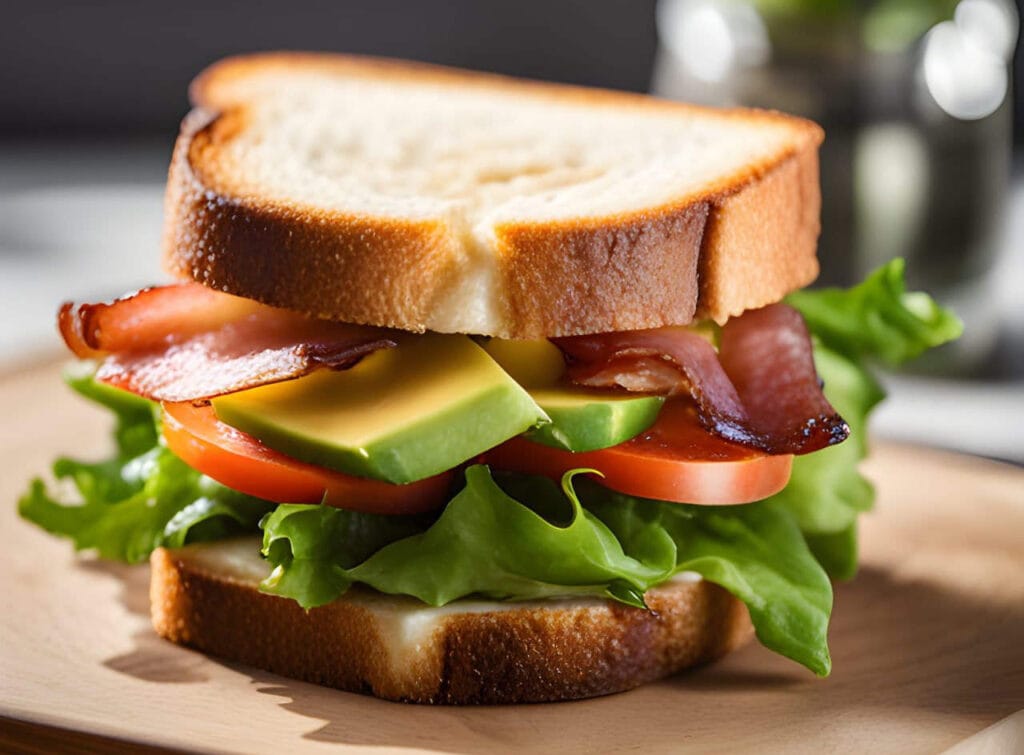 BLT - Bacon lettuce tomato sandwich salty Hook Sandwich shop Crystal River Florida